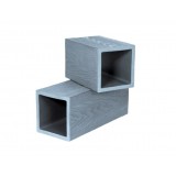 POLIVAN Столб опорный 3D WOOD (100*100), цвет СЕРЫЙ POLIVAN Столб опорный 3D WOOD (100*100), цвет СЕРЫЙ